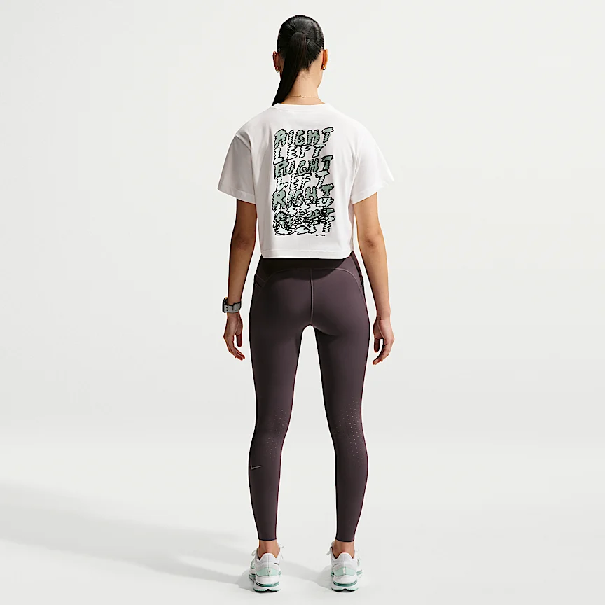 NIKE スウィフト — ウィメンズ Dri-FIT ショートスリーブ クロップド ランニング Tシャツ - Image 5