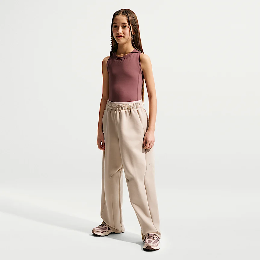NIKE Mavn — Girls' Therma-FIT High-Waisted Knit Pants