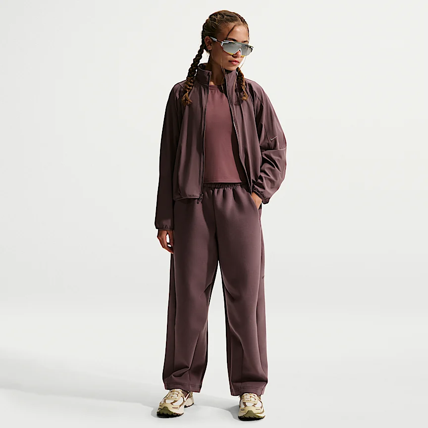 NIKE Mavn — Girls' Therma-FIT High-Waisted Knit Pants