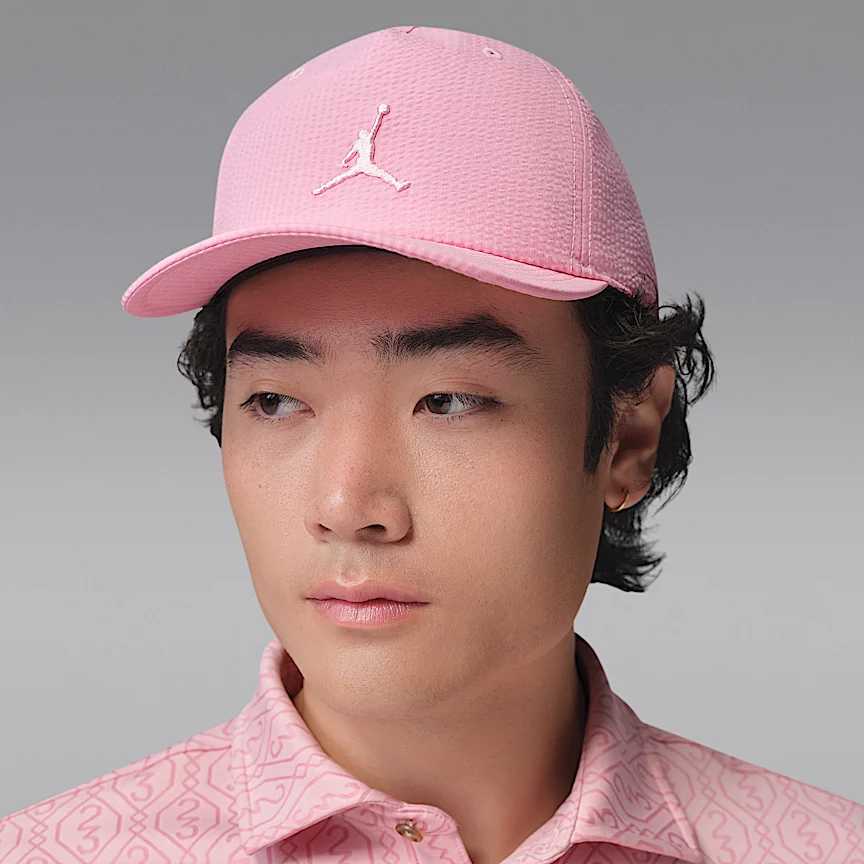 NIKE ジョーダン プロ — Dri-FIT アンストラクチャード フラットブリム ゴルフキャップ