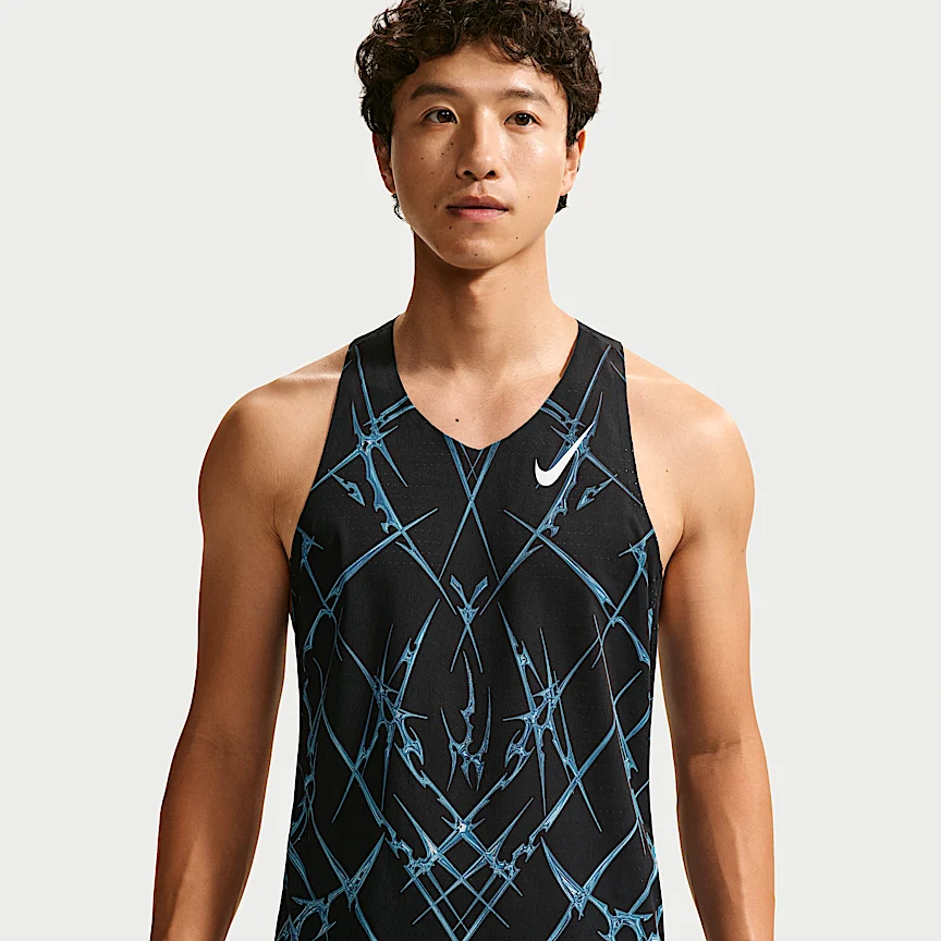 NIKE AeroSwift — メンズ Dri-FIT ADV プリント ランニングタンクトップ