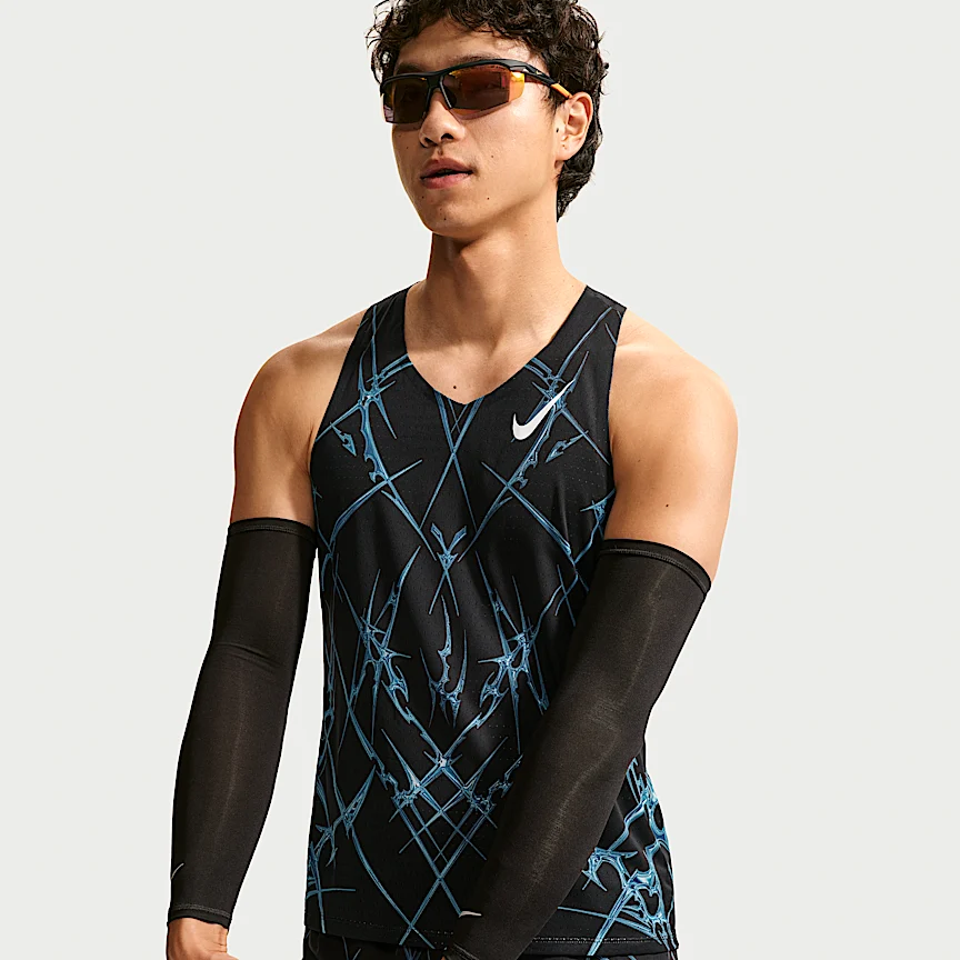 NIKE AeroSwift — メンズ Dri-FIT ADV プリント ランニングタンクトップ - Image 3