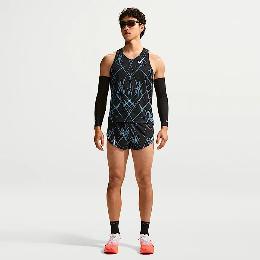 NIKE AeroSwift — メンズ Dri-FIT ADV プリント ランニングタンクトップ - Image 4