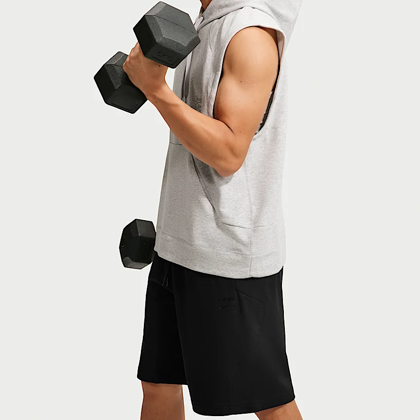 NIKE N.A.C. — メンズ Dri-FIT フリース トレーニング ショートパンツ - Image 4