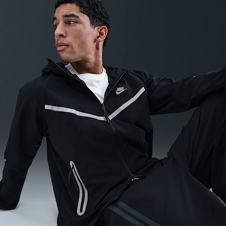 NIKE テック — メンズ フルジップ ウーブン ウィンドランナー ジャケット - Image 3