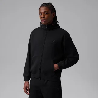 NIKE Jordan Sport Hoop Fleece — Men's Dri-FIT Full-Zip Hoodie