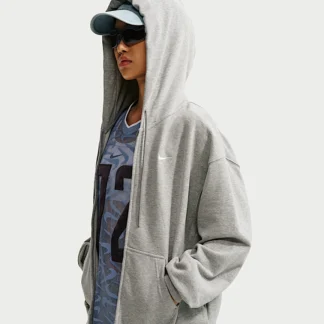 NIKE Studio Fleece Lightweight — Women's Oversized Full-Zip Hoodie