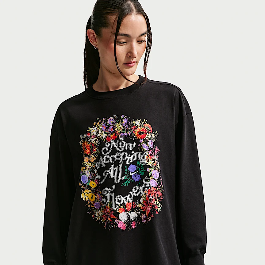 NIKE — ウィメンズ ロングスリーブ バスケットボール Tシャツ