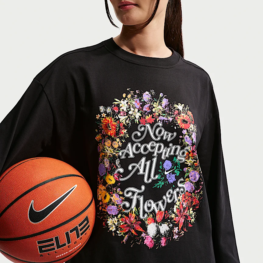 NIKE — ウィメンズ ロングスリーブ バスケットボール Tシャツ - Image 3