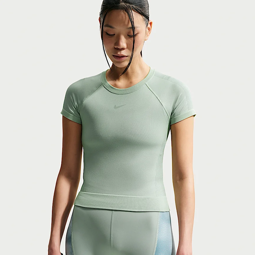 NIKE プロ シームレス — ウィメンズ Dri-FIT Tシャツ - Image 3
