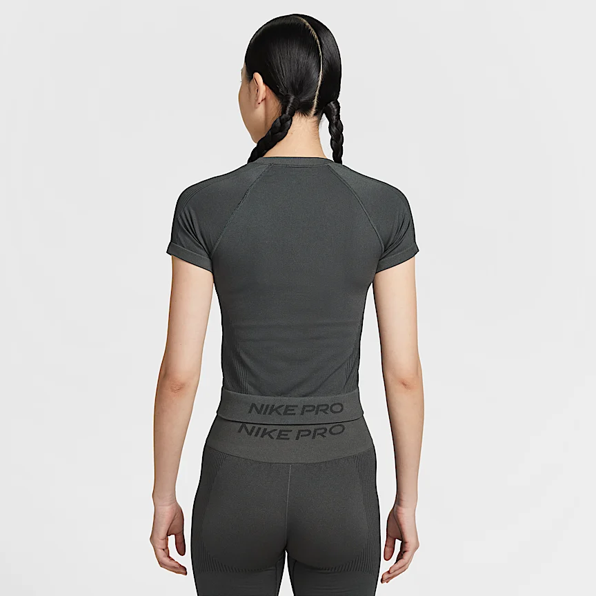 NIKE プロ シームレス — ウィメンズ Dri-FIT Tシャツ - Image 2