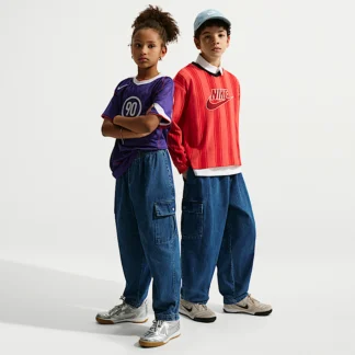 NIKE Sportswear Collection — Big Kids' Denim Cargo Pants