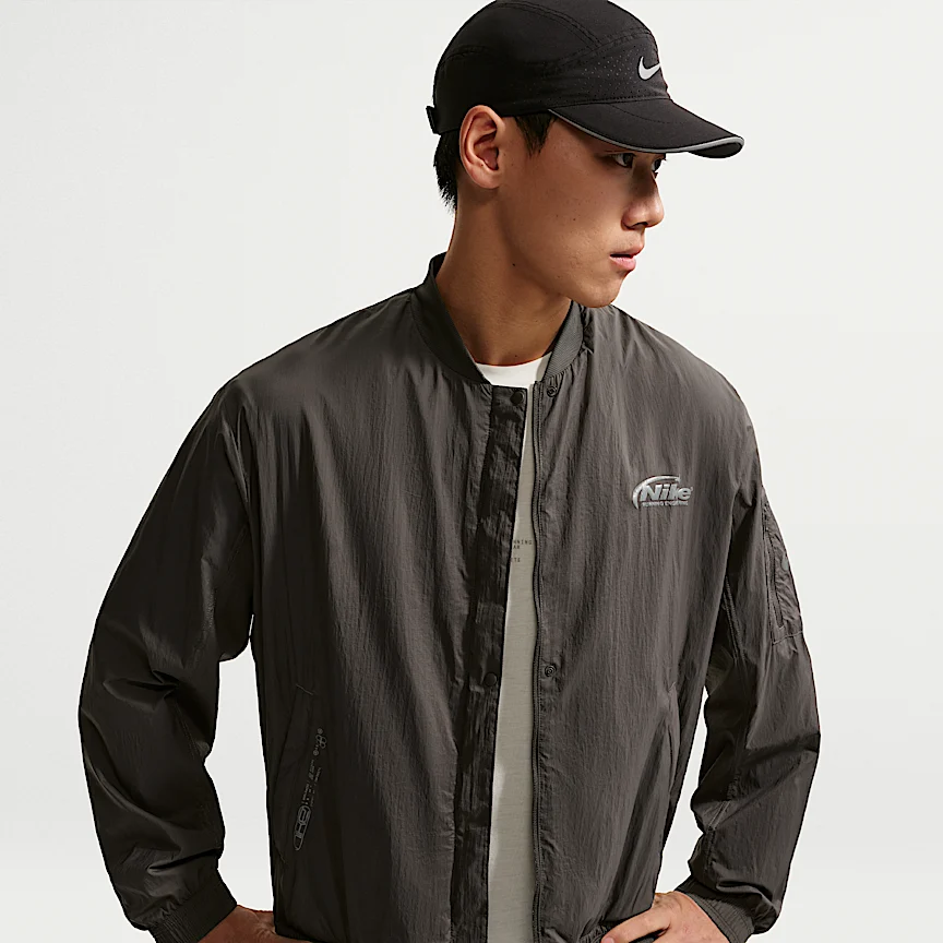 NIKE Nike — メンズ レペル UVプロテクション ランニング ボンバージャケット - Image 3