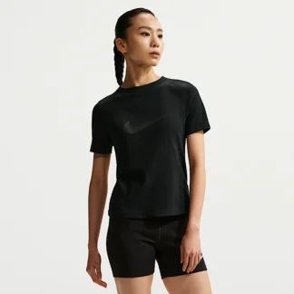 NIKE スポーツウェア — ウィメンズ スリム ショートスリーブ バーンアウト ロゴ トップス