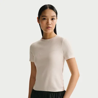 NIKE スポーツウェア — ウィメンズ スリム ショートスリーブ バーンアウト ロゴ トップス