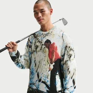 NIKE フェアウェイ フレッシュ — メンズ クルーネック ゴルフトップス