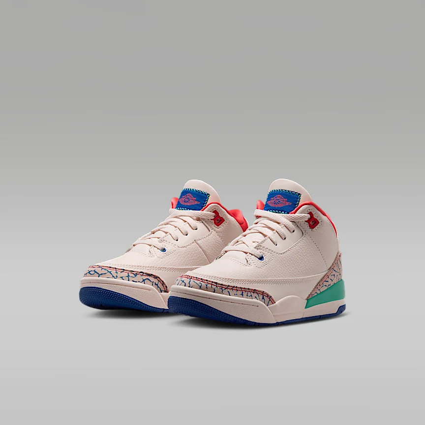 NIKE Jordan 3 Retro "Play Your Way" — Little Kids' Shoes - Image 5