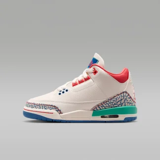 NIKE Air Jordan 3 Retro "Play Your Way" — Big Kids' Shoes