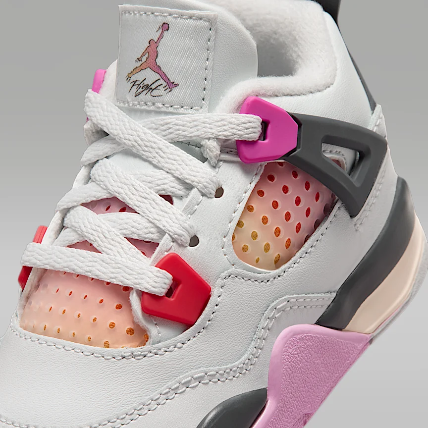 NIKE Jordan 4 Retro "Comic" — Baby/Toddler Shoes - Image 7