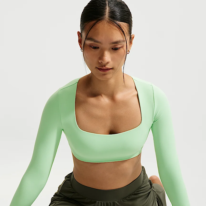 NIKE ゼンビー — ウィメンズ ライトサポート パッディド ロングスリーブ スポーツブラ - Image 3