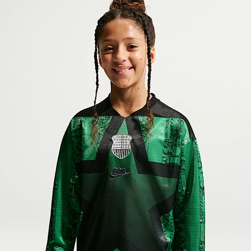 NIKE x LEGO® Collection — Big Kids' Goalkeeper Jersey - Image 2