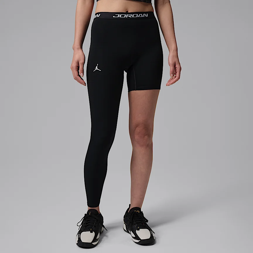 NIKE ジョーダン スポーツ — レディース ハイライズ シングルレッグ バスケットボールタイツ (右)