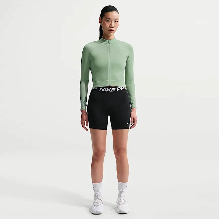 NIKE プロ — ウィメンズ フルジップ トレーニングトップス - Image 4
