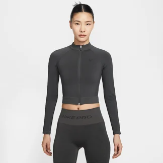 NIKE プロ — ウィメンズ フルジップ トレーニングトップス