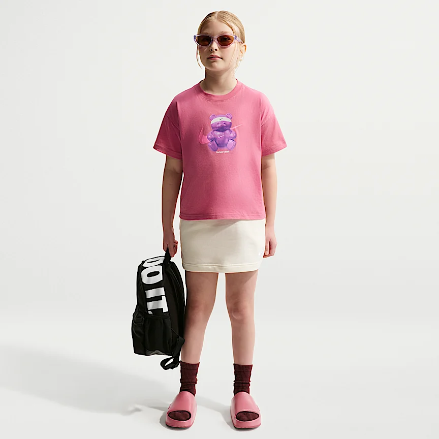 NIKE Sportswear — Big Kids' Boxy T-Shirt - Image 4