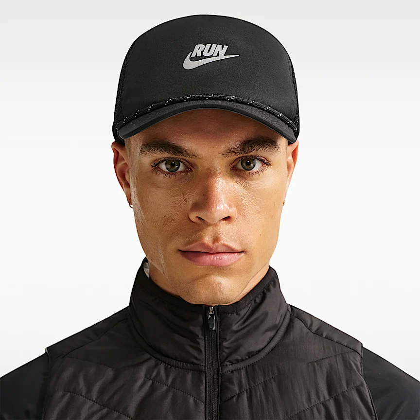 NIKE Pro — Dri-FIT Unstructured Swoosh Run Cap