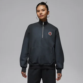 NIKE ジョーダン フライト クラブ — ウィメンズ フリース クォータージップ プルオーバー