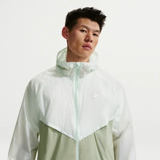 NIKE ウィンドランナー — メンズ アンラインド フルジップ UV ジャケット