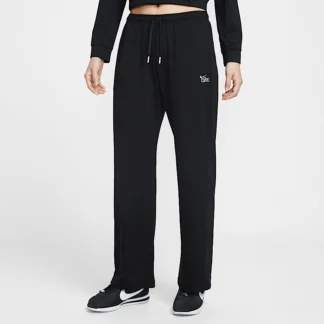 NIKE スポーツウェア チル ニット — ウィメンズ ミッドライズ 軽量 オープンヘム パンツ