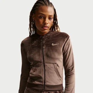 NIKE Sportswear — Women's Full-Zip Long-Sleeve Hooded Top