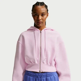 NIKE Sportswear Phoenix Fleece — Women's Loose Cropped Full-Zip Hoodie