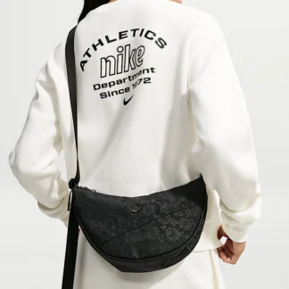 NIKE Aura — Floral Crescent Crossbody Bag (4L)