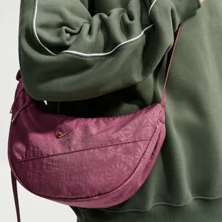 NIKE Aura — Floral Crescent Crossbody Bag (4L)
