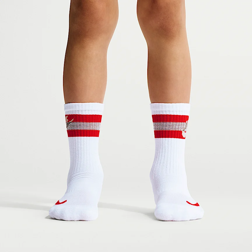 NIKE Everyday — Kids' Cushioned Crew Socks (6 Pairs) - Image 4