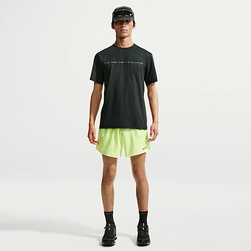 NIKE ハイバース — メンズ Dri-FIT UV プロテクション ショートスリーブ ランニングトップ - Image 4
