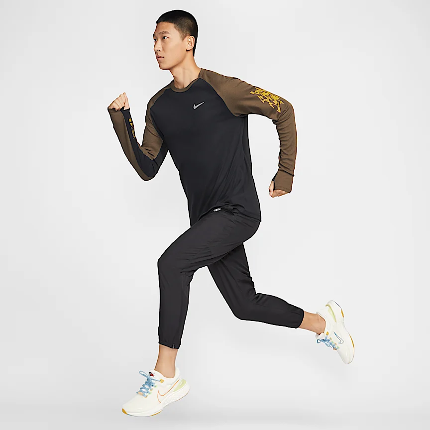 NIKE ストライド — メンズ Dri-FIT ワッフル クルーネック ランニングトップ - Image 8