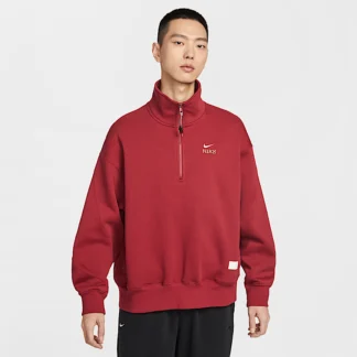 NIKE スポーツウェア LNY — メンズ ハーフジップ フリース トップ
