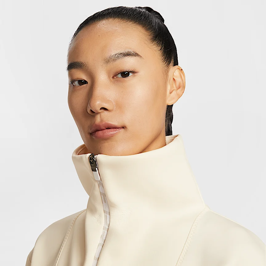 NIKE プロ — ウィメンズ クロップド ハーフジップ トップ - Image 3