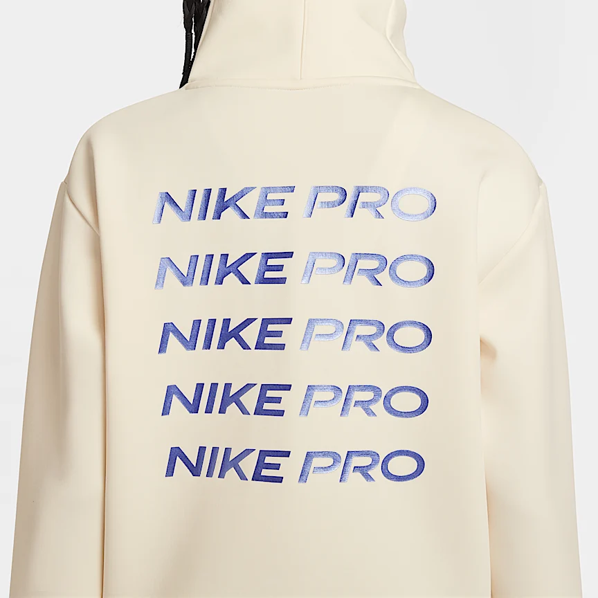 NIKE プロ — ウィメンズ クロップド ハーフジップ トップ - Image 6