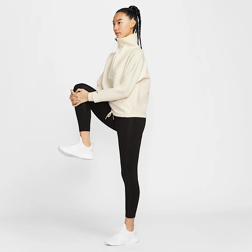 NIKE プロ — ウィメンズ クロップド ハーフジップ トップ - Image 7