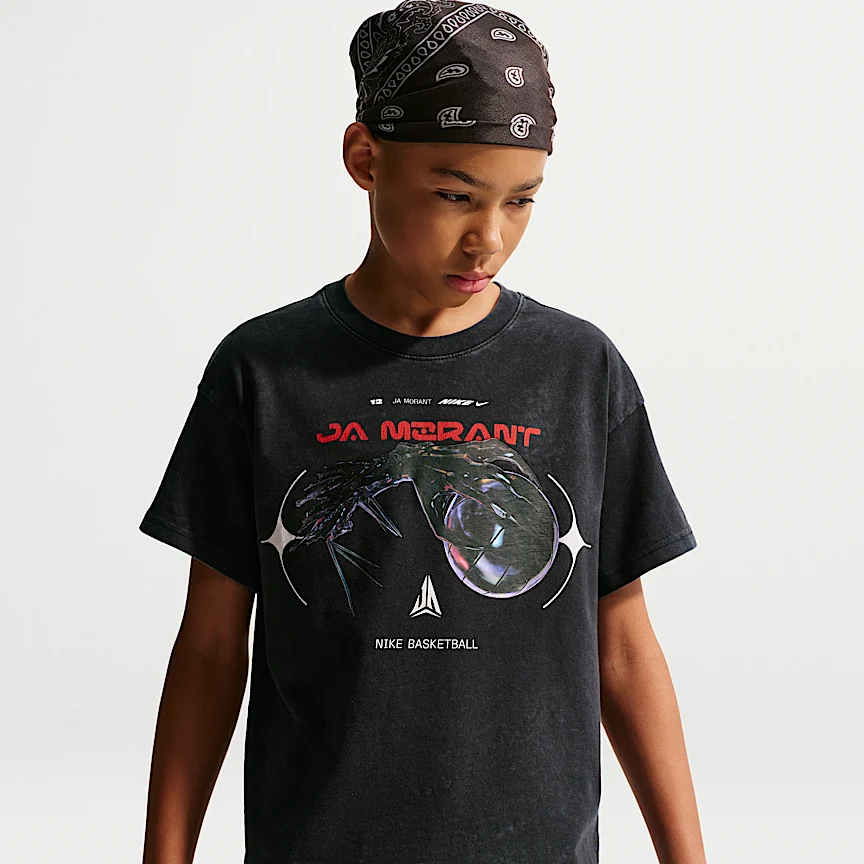 NIKE Ja Morant — Big Kids' T-Shirt