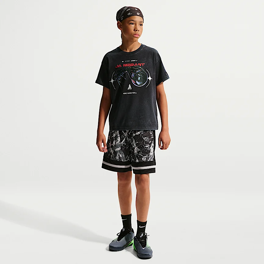 NIKE Ja Morant — Big Kids' T-Shirt - Image 4