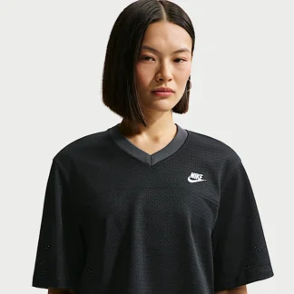 NIKE スポーツウェア — ウィメンズ オーバーサイズド ヘリテージ クロップド メッシュ ジャージー