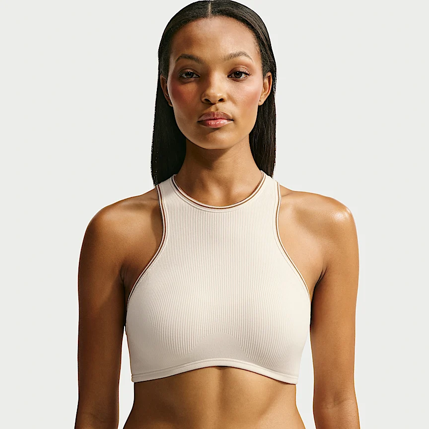 NIKE NikeSKIMS Ribbed Seamless — Women's Racerneck Bra