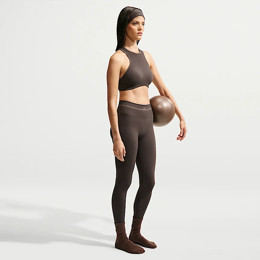 NIKE NikeSKIMS Ribbed Seamless — Women's RacerNekku Bra - Image 3