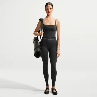 NIKE NikeSKIMS Ribbed Seamless — Women's High-Waisted 26" Leggings